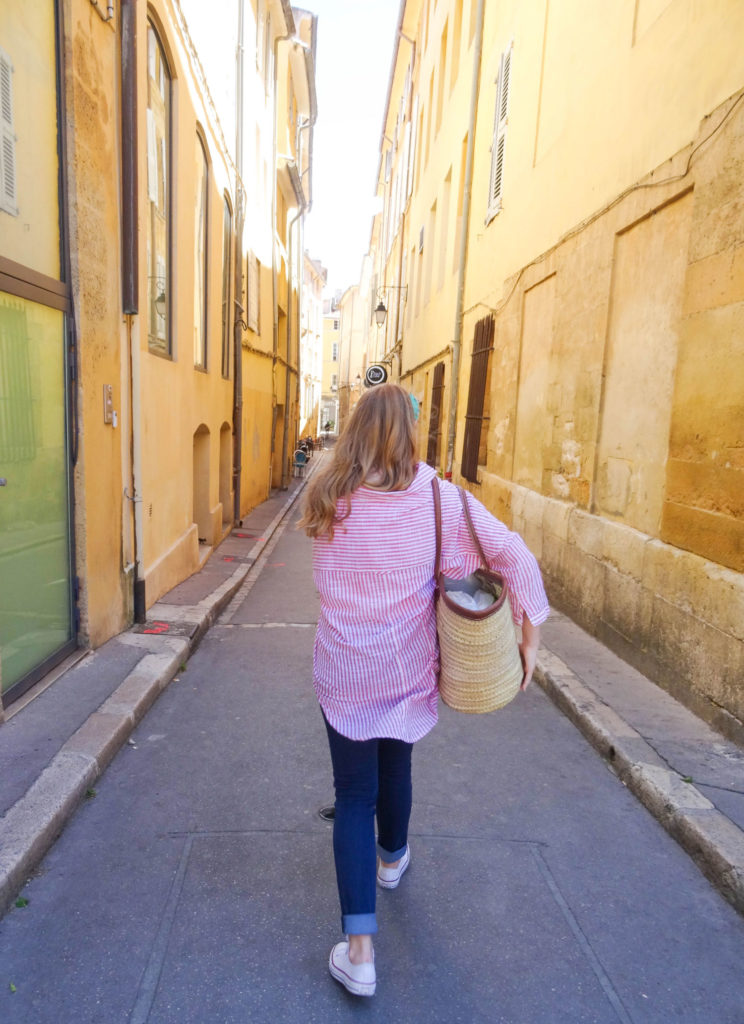Strolling through the streets of Aix en Provence